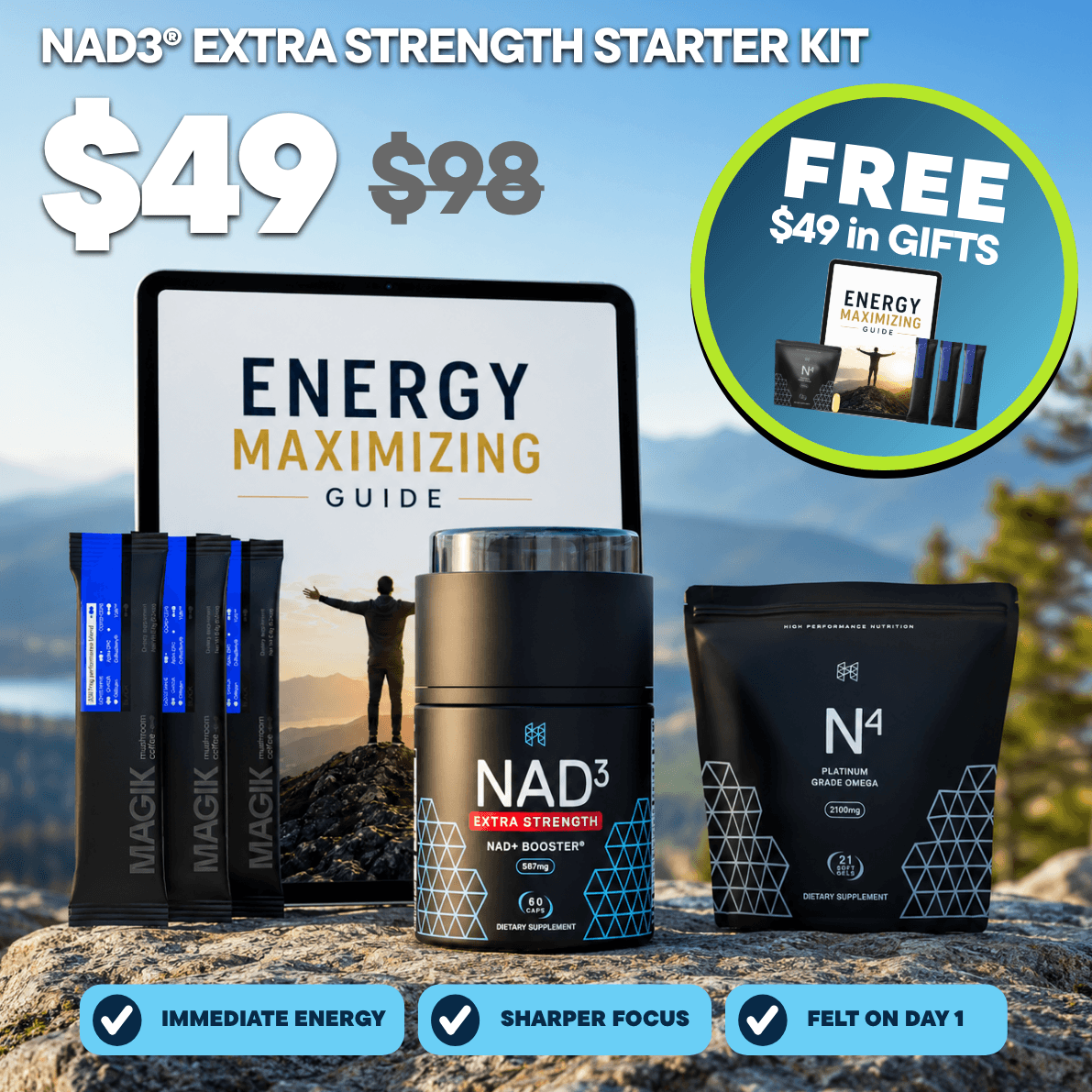 NAD3 Extra Strength starter kit